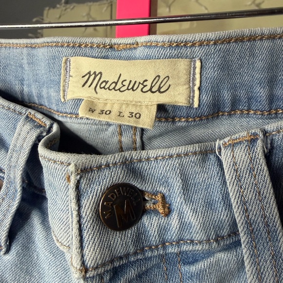 Madewell Men’s Slim Fit Coolmax Light Wash Jeans 30x30 ✨ - Picture 3 of 9